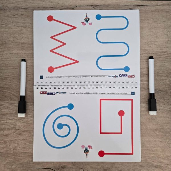 Cikk-Cakk Módszer – innovatív agytornagyakorlatok + 2 törölhető filctoll - Image 11