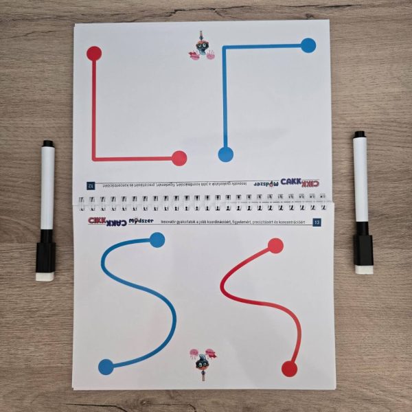 Cikk-Cakk Módszer – innovatív agytornagyakorlatok + 2 törölhető filctoll - Image 8