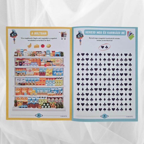 "Cikk-Cakk Módszer" + "VivoKutató" készlet – innovativ agytornagyakorlatok + törölhető filctollak - Image 11