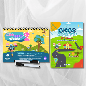 „Cikk-Cakk 2 módszer” + „Okos Ösvények módszer” készlet – innovatív agytornagyakorlatok + törölhető filctollak