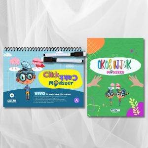 "Cikk-Cakk Módszer" + "Okos Ujjak módszer" készlet – innovativ agytornagyakorlatok + törölhető filctollak
