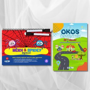 „Heidi és Spidey módszer” + „Okos Ösvények módszer” készlet – innovatív agytornagyakorlatok + törölhető filctollak