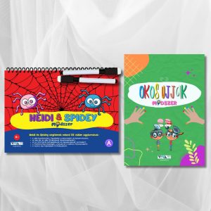 „Heidi és Spidey módszer” + „Okos Ujjak módszer” készlet – innovatív agytornagyakorlatok + törölhető filctollak