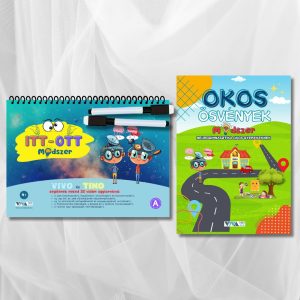 "Itt-Ott módszer" + "Okos Ösvények módszer" készlet – innovativ agytornagyakorlatok + törölhető filctollak