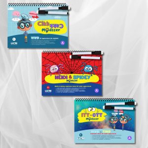 Háromrészes készlet „Agytornák” – Cikk-Cakk + Heidi és Spidey + Itt-Ott