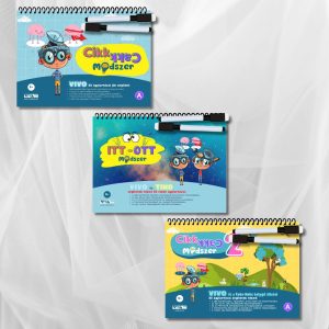 Háromrészes készlet „Agytornák” – Cikk-Cakk + Itt-Ott + Cikk-Cakk 2