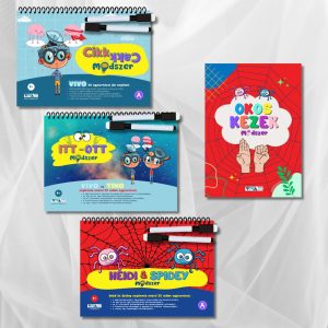 4. szett – agytorna gyűjtemények: Cikk-Cakk | Itt-Ott | Heidi és Spidey | Okos kezek